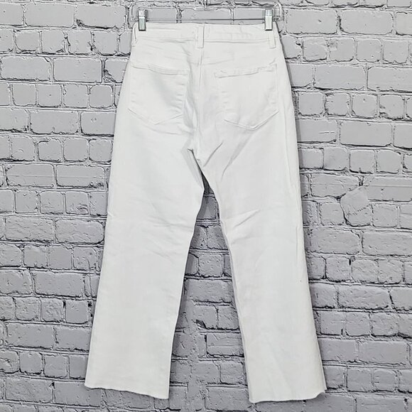 2/$50 L’Agence White Straight Leg Jeans Size 25 - Picture 2 of 6